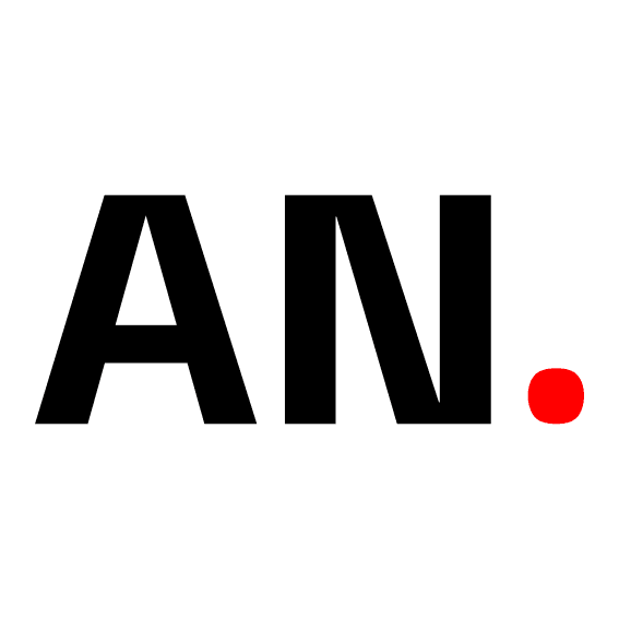 Anders Nicolaysen AN. Logo